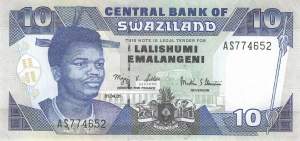 10 Emalangeni p.29a 2001